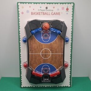 Desktop Basketball Game 2 Player -sporty Travel Ready NIB NWT